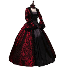Georgian Victorian Gothic Period Dress Masquerade Ball Gown Reenactment Theatre  Blue Dresses 2024 - buy cheap