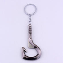 dongsheng Game Dota 2 Keychain Pudge's Meat Hook Weapon Model Keychain dota2 Key ring bottle opener 2024 - buy cheap