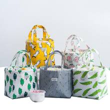 LIXUNF New Fresh Insulation Cold Bales Thermal Oxford Lunch Bag Waterproof Convenient Leisure Bag Cute Cuctas Tote Lunch Box 2024 - buy cheap