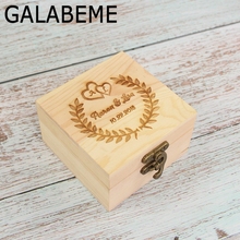 Personalized Rustic Ring Bearer Box Custom Wedding Ring Box Rustic Wedding Ring Bearer Pillow Box Engraved Wooden Ring Box 2024 - buy cheap