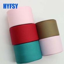 Hyfsy fita de cor sólida 10021 38mm, 10 jardas, faça você mesmo, materiais para embalagem de presente, dupla face, fitas de gorgorão 2024 - compre barato