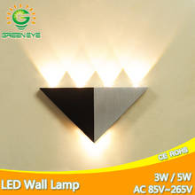 Modern Led Wall Lamp 3W 5W Aluminum shell Wall Light For Bedroom Home Lighting Luminaire Bathroom Light Fixture Wall Sconce 2024 - buy cheap