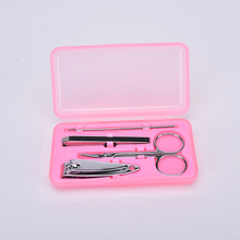 Kit de ferramentas para manicure com 4 lâminas, para cortar unhas e pedicure, conjunto de manicure 2024 - compre barato
