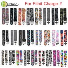 Для браслета Fitbit Charge 2, новинка, модный спортивный силиконовый браслет на запястье, умный ремешок для часов, сменные полосы для fitbit charge, 2 ремешка 2024 - купить недорого