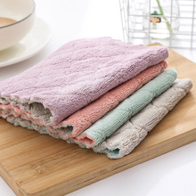 1pcs Microfiber Cloth Kitchen Dish Cloth Super Absorbent Cleaning Towel High-Efficiency Tableware Cleaning Cloth Kitchen Tools 2024 - buy cheap