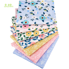 Chainho,7pcs,New Floral Series,Printed Twill Cotton Fabric,Patchwork Cloth For DIY Sewing Quilting Baby&Child's Material,40x50cm 2024 - buy cheap