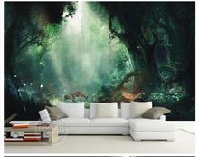 Mural de papel pintado con foto 3d personalizado para sala de estar, papel tapiz de pared de fondo para TV, pintura al óleo 3d para sala de estar 2024 - compra barato