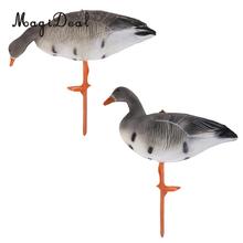 MagiDeal Lifelike Portable Full Body Goose Shooting Hunting Decoy Lawn Ornaments Garden Decors Hunter Greenhand Gear 2024 - buy cheap