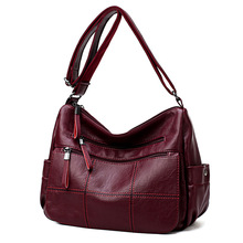New Fashion Handbags Leather Women Rivet Bags Casual Tote Ladies Bag Crossbody Bags For Women Luxury Brand Bolsa Feminina C778 2024 - buy cheap