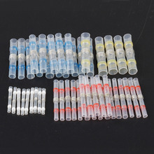50PCS Waterproof Solder&Seal Heat Shrink Butt Connectors with Soldering Sleeve Red Blue White Yellow 2024 - buy cheap