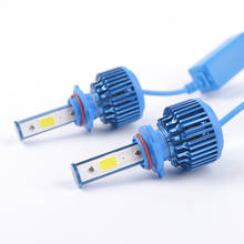 LDDCZENGHUITEC  Headlamp 360 degree fix COB Conversion kit 3000lm 6000k H1 H3 H7 H11 H4 9005 9006 880 881 H13 2024 - buy cheap