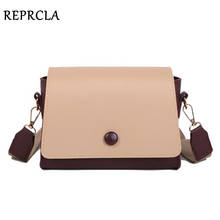 REPRCLA Fashion Designer Women Bag Wide Strap Crossbody Bags for Women PU Leather Shoulder Bags Ladies Handbag High Quality 2024 - buy cheap