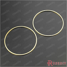 (JM196)50mm x 1,1mm imitación de rodio/color dorado/bronce antiguo cobre sólido anillos cerrados Diy accesorios 20 piezas 2024 - compra barato
