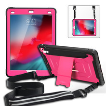 Case for New iPad 9.7 2017 2018 6th generation Tablet A1822 A1893 Kids Safe Shockproof Armor cover Pencil Holder & Neck Strap 2024 - buy cheap