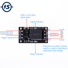 DC 5V 1 Channel Relay Module High/Low Level Trigger Optocoupler Relay Control Module Isolated Output 2024 - buy cheap