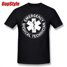 Emergency Medical Technician Ambulance Logo T-shirt For Men Plus Size Cotton Team Tee Shirt 4XL 5XL 6XL Camiseta 2024 - buy cheap