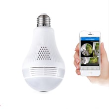 Elistooop 960P HD Hidden wifi Camera Light Bulb 360 Degree Panoramic Mini IP Camera 2024 - buy cheap