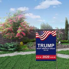 American President Donald Trump Flag Double Sided Fabric US Election Outdoor Decoration for Yard Garden 2024 - buy cheap