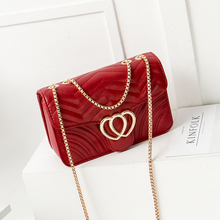 Women Metal Love Heart Pattern Purse Box Clutch Handbag Evening Bags Fashion Lady Gold Chain Shoulder Messenger Bag Channels Bag 2024 - buy cheap