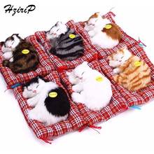 Retail Lovely Simulation Cat Animal Doll Plush Sleeping Cats Toy With Sound Kids Toy Birthday Gift Doll Decorations Stuffed Toys 2024 - buy cheap