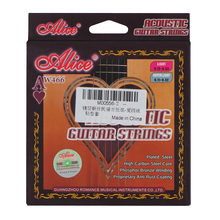 Alice AW466-L Folk Acoustic Guitar String Set Light Tension (.012-.053) Phosphor Bronze Wound &High-Carbon Steel Core Strings 2024 - buy cheap