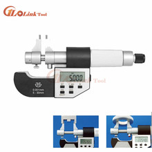 Micrômetro digital de xibei 5-30mm ip54 dentro do micrômetro 0.001mm Polegada/mm ferramenta de medição eletrônica da precisão da pinça 2024 - compre barato