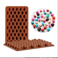 55 cavity Mini heart shape Silicone mold Chocolate coffee bean mold QQ Sugar Ice Cube Mould  Baking cake decorating tools 2024 - buy cheap