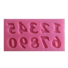 MINI Style 0-9 Numbers Fondant Cake Molds Baking Kitchen Cake Tool Fondant Decoration Soap Chocolate Mould 2024 - buy cheap