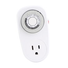 24 HOUR TIME CLOCK SOCKET US PLUG IN TIMER SOCKET SWITCH MECHANICAL HOME APPLIACES TIMER CONTROL CLOCK 2024 - buy cheap