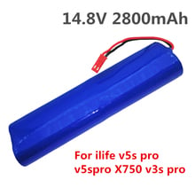 ILIFE-batería recargable de alta calidad, accesorios de limpiador robótico de 14,8 V y 2800mAh, piezas para ilife v5s pro, v5spro, X750, v3s pro 2024 - compra barato