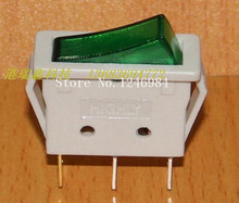 [SA]Power switch HIGHLY HIGHLY R11-00 white side rocker green illuminated long flat hull R11-3BL--100PCS/LOT 2024 - buy cheap