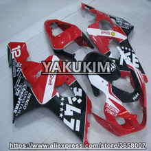 YAKUKIM ABS Injection Fairing Kits For Suzuki GSXR600 GSXR750 K4 04-05 Year 2004 2005 GSXR-750 600 K4 04 05 Motobike Fairing 2024 - buy cheap