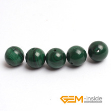 Miçangas espaçadoras soltas para fazer joias, pedra malaquita verde natural, 5 peças à venda grátis 2024 - compre barato