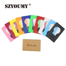 SZYOUMY мини-кошелек Карманный размер кредитной карты портативный светодиодный ночник лампы Симпатичные 2024 - купить недорого