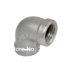 Free shippig SS304 Stainless Steel  2" Elbow 90 degree angled Pipe Fitting Female threaded 10pcs/lot 2024 - buy cheap