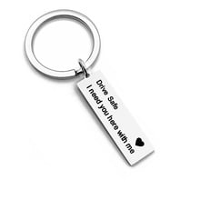 Drive Safe Key Chain Keychain Car Men Man Mens Homme Hombre Women Femme Stainless Steel Sleutelhanger Valentijn Valentine Gifts 2024 - buy cheap