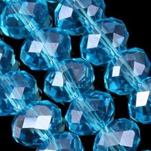 2015 Hot sale High-quality Fashion beautiful New 300PCS 3x4mm Sky Blue Crystal Loose Beads  Wholesale and retail 2024 - buy cheap