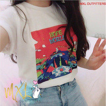Camiseta con estampado de Hope World para hombre y mujer, camiseta informal divertida de manga corta Hipster para aficionados, de verano 2024 - compra barato