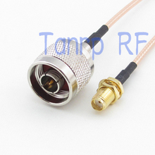 Cable de extensión RG316, conector adaptador de RF, 1M, jumper, cable coaxial de coleta, 3 pies, N macho a hembra SMA, 1 Uds. 2024 - compra barato