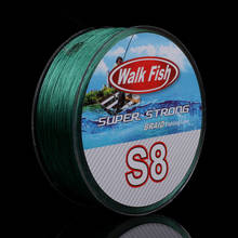 WALK FISH 500m 8 Strand Braid Fishing Line Rope Super Strong Smoother 100% PE Braided Multifilament Fishing Lines with Box 2024 - buy cheap