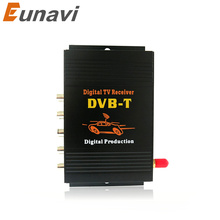 Eunavi MPEG-4 HD sintonizador de TV Digital Do Carro DVB-T CAIXA de receptor de caixa Única Antena 2024 - compre barato