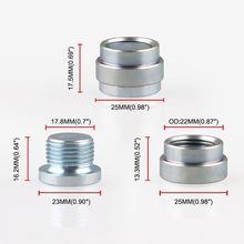 2 PCS/Set O2 Oxygen Sensor Weld On Bung & Plug Wideband Nut & Cap Kit Stepped Nut Adapter 2024 - buy cheap