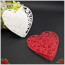 10/50/100pcs Blank Heart Shape Craft Paper Hang Tag Wedding Party Label Price Gift Cards Decoration Bookmark greeting card 5Z 2024 - buy cheap