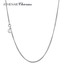 ATHENAIE 925 Sterling Silver Durable Chain Necklace Fit Pendant Charm For Women Men Luxury S925 Jewelry Gift 2024 - buy cheap