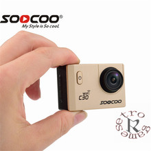 SOOCOO C30 / C30R Экшн-камера 4K гироскоп Wifi регулируемый угол обзора 170 градусов 2,0 LCD NTK96660 IMX078 30 м Водонепроницаемая камера 2024 - купить недорого