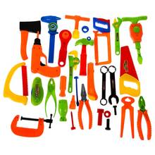 32Pcs/set Childeen Repair Tools Toys Kids Pretend Play Toy Children Plastic Engineering Maintenance Environmental Tool Kit Gifts 2024 - buy cheap