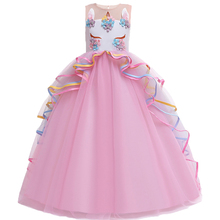 Christmas Infantil Baby Girls Lace Flower Birthday Wedding Party Tutu Dress Clothes Kids Princess Dress Children Clothing Bebe 2024 - buy cheap