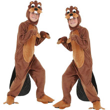 Halloween Adult kids Boy animals Otter Cosplay Costumes clothes Stage Amphibian costume Jumpsuits hats gloves shoes 2024 - buy cheap