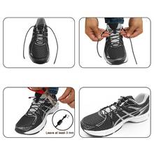 Шнурки для обуви, эластичные шнурки без шнурков с пряжкой для взрослых и детей, спортивные кроссовки унисекс для бега 2024 - купить недорого