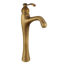 Retro Brass Faucet Bathroom Sink Basin Faucets Hot Cold Mixer Water Tap Deck Mounted 2024 - buy cheap
